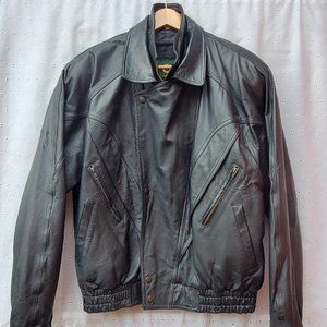 Like New Men's I.C.I. Leather Jacket w/ detachable Vest Liner SZ L